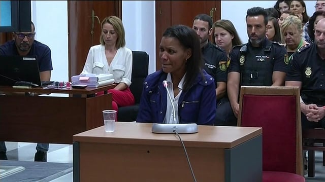 Ana Julia Quezada, durante el juicio