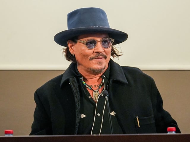 El actor Johnny Depp.