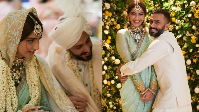 Sonam Kapoor shares unseen wedding pics with Anand Ahuja on their 7th anniversary