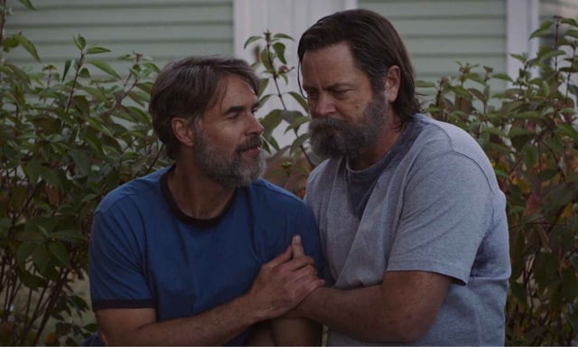 Murray Bartlett as Frank  and Nick Offerman as Bill in The Last Of Us (HBO)