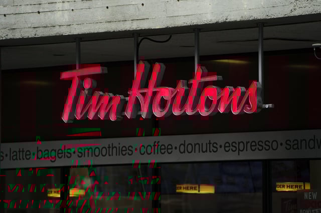 Tim Hortons signage is pictured in Ottawa on Wednesday Sept. 7, 2022. THE CANADIAN PRESS/Sean Kilpatrick