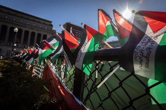 A pro-Palestinian protest and occupation of the University of Washington&#39;s Interdisciplinary Engineering Building has led to the suspension of 21 students, additional arrests and a review by the federal Task Force to Combat Antisemitism that is examining the university&#39;s federal grants and contracts,(STEFAN JEREMIAH/AP FILE)