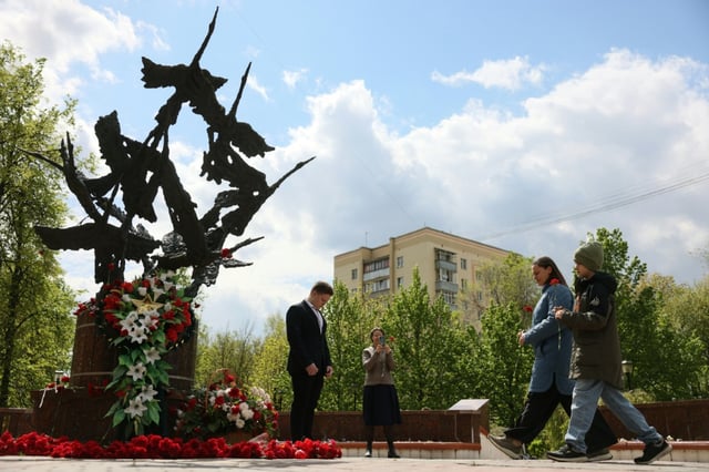 In Ivanteyevka, Russia's offensive on Ukraine was still casting a shadow