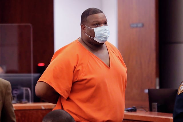 Kevin Ware, former NFL player, appears at the Harris County courthouse Sept. 12, 2022.