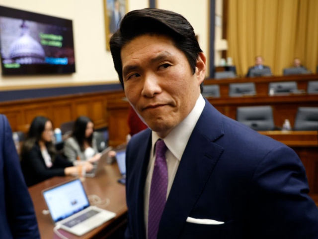 WASHINGTON, DC - MARCH 12: Former Special Counsel Robert Hur (R) departs after testifying before the House Judiciary Committee in the Rayburn House Office Building on Capitol Hill on March 12, 2024 in Washington, DC. Hur investigated U.S. President Joe Biden’s mishandling of classified documents and published a final report with contentious conclusions about Biden’s memory. (Photo by Chip Somodevilla/Getty Images)