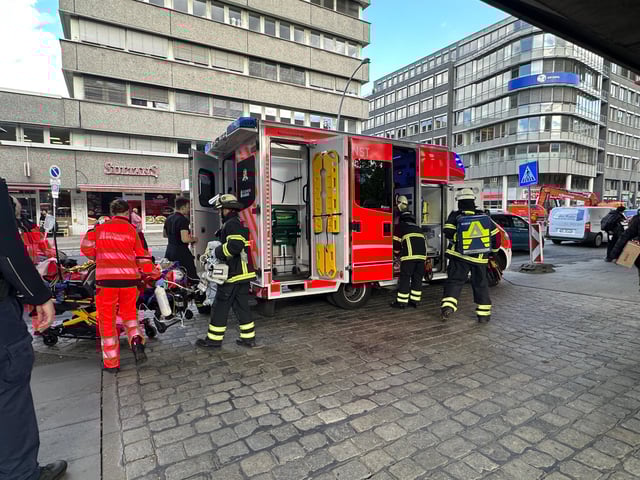 Der Mann wurde bei dem Unfall verletzt.