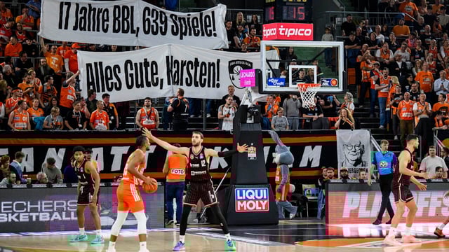 Bambergs Legende Karsten Tadda macht beim 77:92 in Ulm sein 639. BBL-Spiel.
