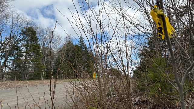 The RCMP command centre near Gairloch Road in Lansdowne Station was dismantled on Thursday.