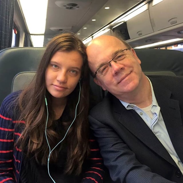 U.S. Rep. James P. McGovern and his daughter, Molly.