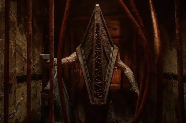 Pyramid Head on the poster of &#39;Return to Silent Hill.&#39;