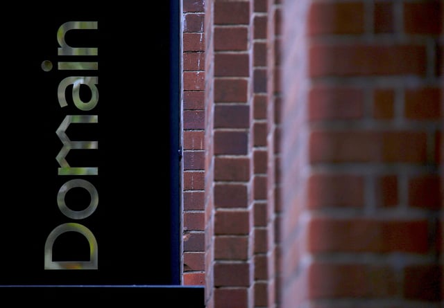 A sign adorns the main headquarters for property classifieds website operator Domain Holdings Australia Ltd in Sydney, Australia, February 19, 2018. REUTERS/David Gray/File Photo