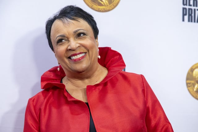 FILE - Librarian of Congress Carla Hayden arrives at the presentation of the Gershwin Prize, to be awarded to Joni Mitchell at DAR Constitution Hall in Washington March 1, 2023. (AP Photo/Amanda Andrade-Rhoades, File)