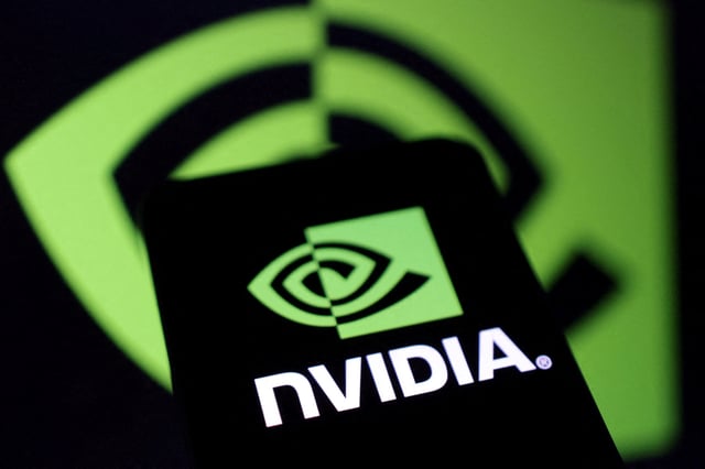 Nvidia logo is seen in this illustration taken, January 27, 2025. REUTERS/Dado Ruvic/Illustration/File Photo