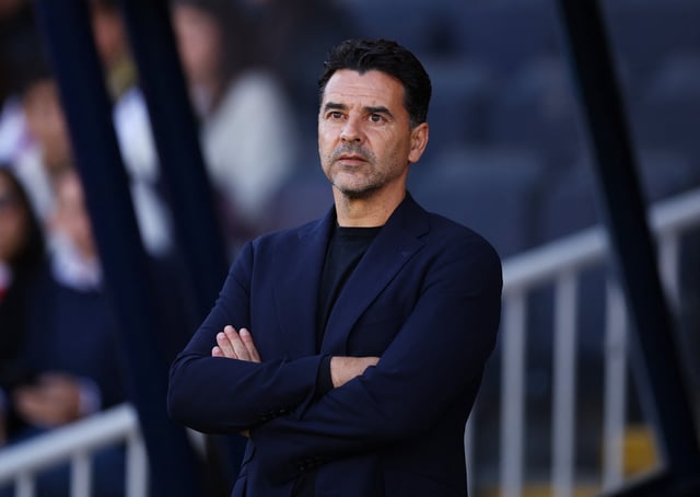 Soccer Football - LaLiga - FC Barcelona v Girona - Estadi Olimpic Lluis Companys, Barcelona, Spain - March 30, 2025 Girona coach Michel before the match REUTERS/Albert Gea/File Photo