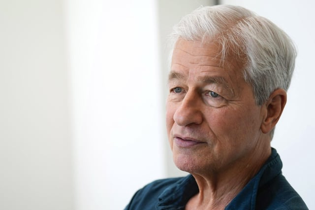 JPMorganChase CEO Jamie Dimon said he was concerned about Trump&#39;s initial tariff approach