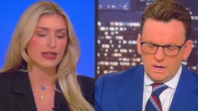 Fox News panelist Camryn Kinsey collapsed live on air during a segment with anchor Jonathan Hunt.