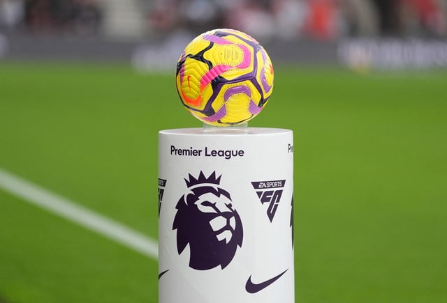 Soccer Football - Premier League - Southampton v Everton - St Mary's Stadium, Southampton, Britain - November 2, 2024 General view of the match ball on a plinth before the match REUTERS/Maja Smiejkowska/File Photo