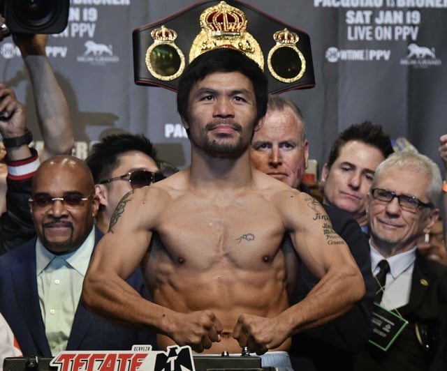 Manny Pacquiao wird offenbar nach vier Jahren Ruhestand seine Rückkehr feiern.