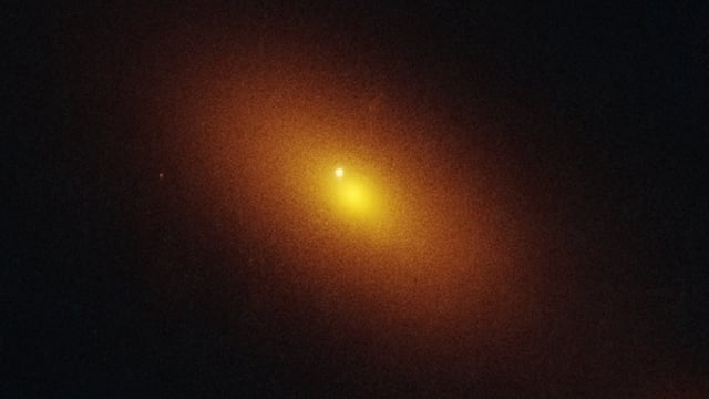 Hubble spots a black hole swallowing a Sun 100 million times the size of ours