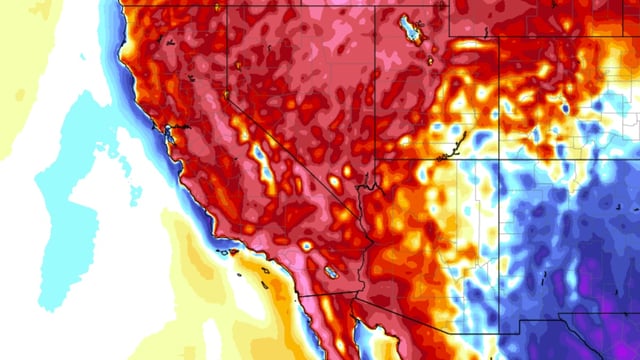 GFS 2m temperature anomaly graphic for Saturday, May 10, 2025 Image credit Tropical Tidbits