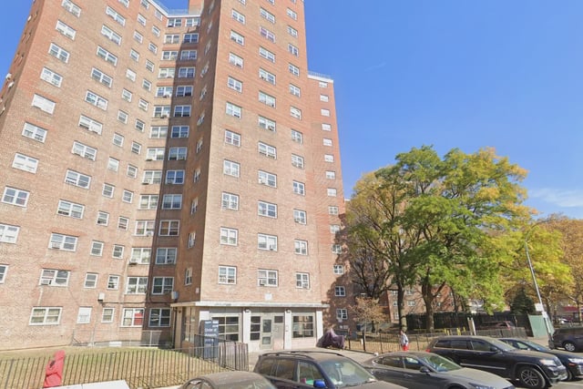 The NYCHA building at 1191 Park Pl. where the FDNY says Unique Cherry set fires in December.