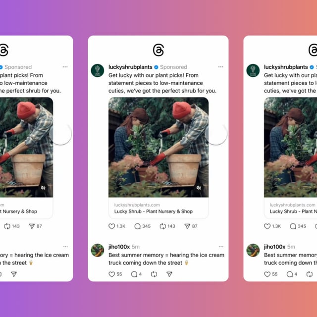 Video ads are coming to Threads. Yay!