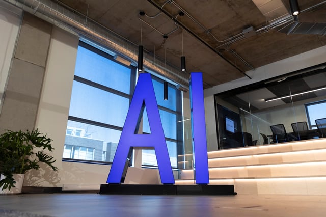 The offices of artificial intelligence tech company Scale AI in Montreal, Quebec, Canada April 7, 2024.  REUTERS/Evan Buhler