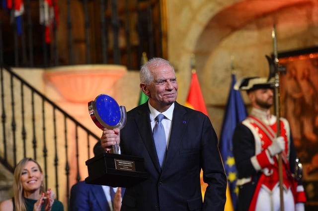 Josep Borrell recoge el premio Carlos V este viernes en Yuste