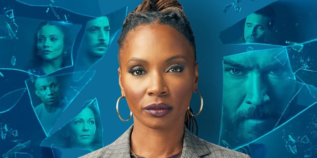 Custom image from Jefferson Chacon of Shanola Hampton looking in the camera with hoop earrings for Found