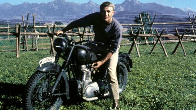 The 1963 film The Great Escape starring Steve McQueen was beaten into third place