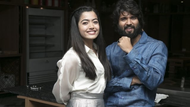 Rashmika Mandanna and Vijay Deverakonda have acted together in two films.