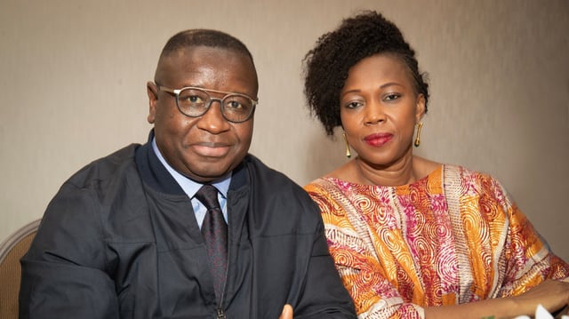 President Bio and his wife, Fatima, met in London 13 years ago