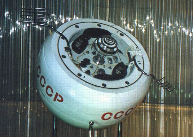 A replica of the Venera 4, the first probe to transmit data from the atmosphere of another planet., similar to the Kosmos 482 that was launched afterwards and became stuck in Earth's orbit.