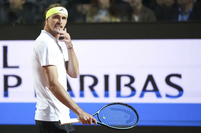 Alexander Zverev kam in Rom problemlos in die nächste Runde.