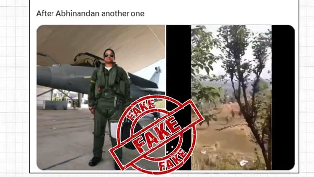 The social media posts falsely claimed that one Air Force pilot, Squadron Leader Shivani Singh, has been captured in Pakistan.