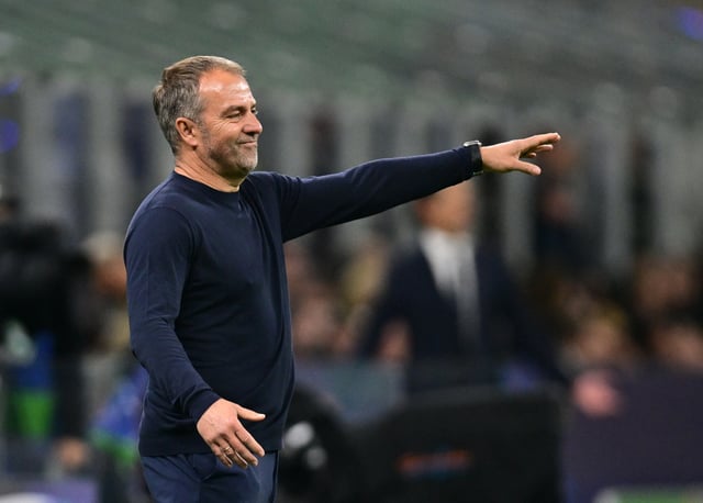 Soccer Football - Champions League - Semi Final - Second Leg - Inter Milan v FC Barcelona - San Siro, Milan, Italy - May 6, 2025 FC Barcelona coach Hansi Flick REUTERS/Daniele Mascolo/File Photo