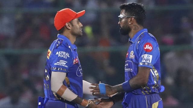 Suryakumar Yadav holds a narrow single-run lead in the tight Orange Cap race.