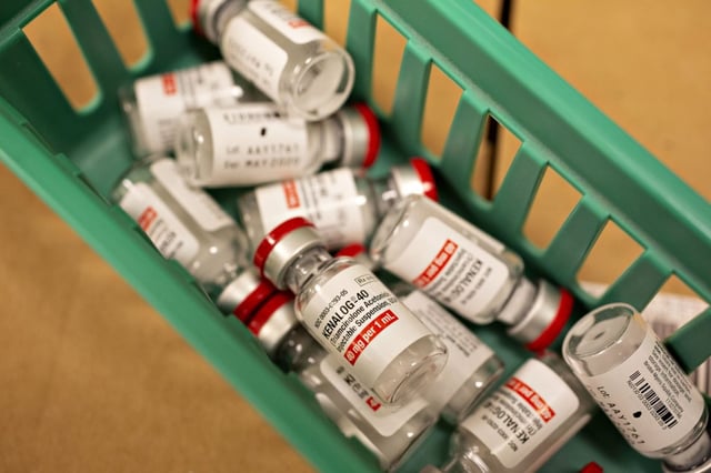 Kenalog is not approved for the treatment of hay fever symptoms in the UK (Photo: Daniel Acker/Bloomberg via Getty)