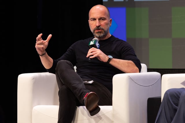 Uber CEO Dara Khosrowshahi said &#39;Waymo has a safety track record second to none.&#39; (Photo: Samantha Burkardt/SXSW Conference &amp; Festivals via Getty Images)