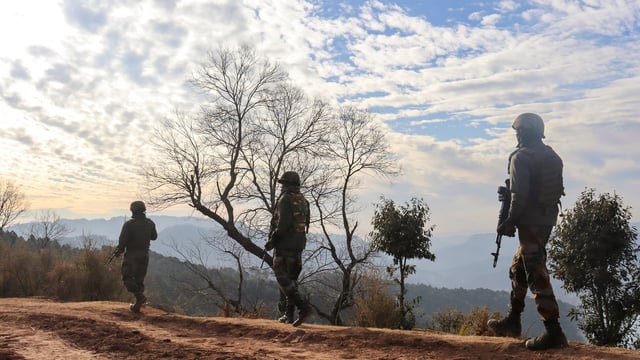 Indian Army soldier injured in Nagrota.