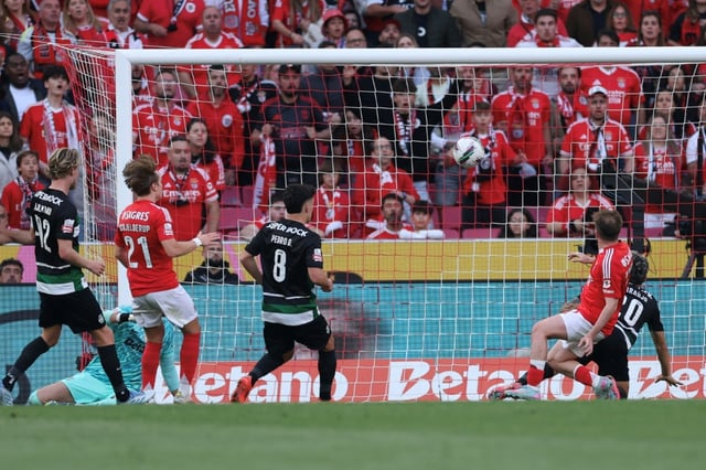 Benfica's Turkish midfielder Kerem Akturkoglu grabbed his team a draw against Sporting Lisbon