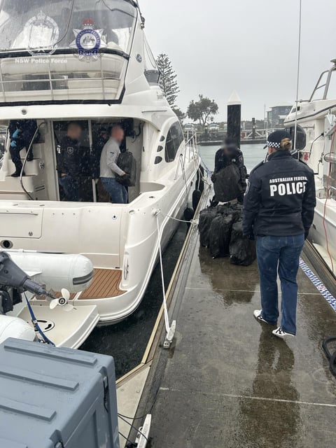 Police have made a massive cocaine bust off the coast of NSW.