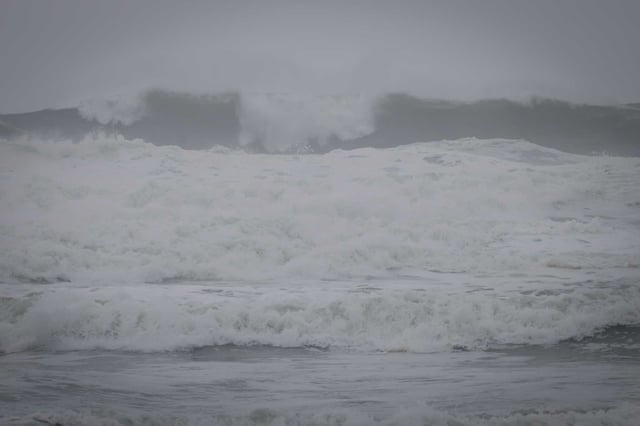A child was hospitalized in critical condition after a surf rescue at Ocean Beach in San Francisco, officials said. 