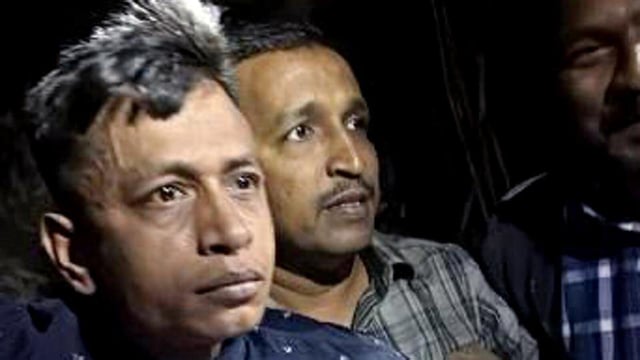 Thane, Jan 19 (ANI): Mumbai Police arrest Bangladeshi national Mohammad Shariful Islam Shahzad name changed to Vijay Das in the Saif Ali Khan attack case, in Thane on Saturday. (ANI Photo) (ANI)