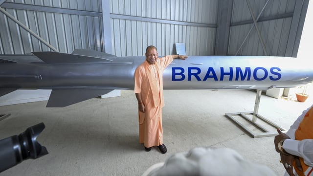 Uttar Pradesh Chief Minister Yogi Adityanath on Sunday inaugurated the BrahMos Aerospace Integration and Testing Facility in Lucknow, with the event being virtually attended by defence minister Rajnath Singh.