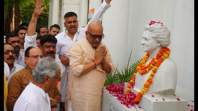 Ajay Rai was speaking at a function at the state Congress headquarters, where party leaders marked Mother’s Day by paying tribute to former prime minister Indira Gandhi. (Sourced)