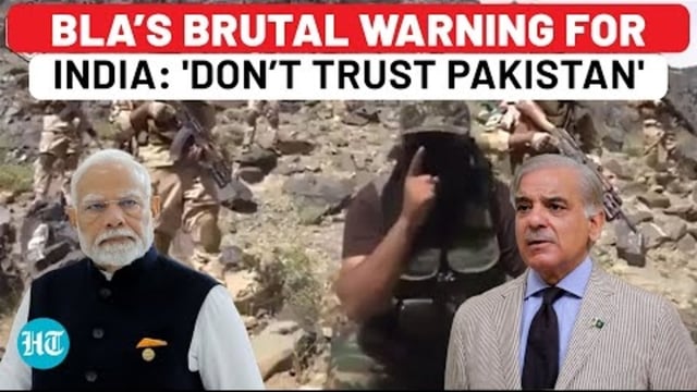 BLA'S BRUTAL WARNING FOR INDIA: 'DON'T TRUST PAKISTAN'