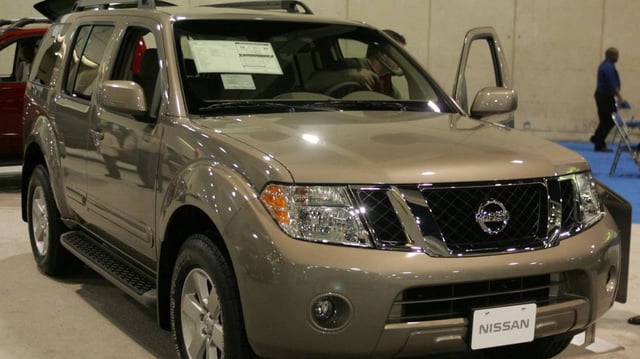A Nissan Pathfinder is on display at the 2009 San Diego International Auto Show. File photo by Roger Williams/UPI