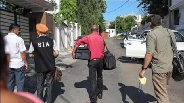 A spokesperson said the raids were conducted in connection with investigation into a case registered under the Unlawful Activities (Prevention) Act (UAPA) at the SIA police station in Kashmir. (HT File)
