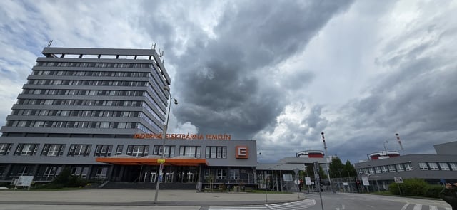This photo, taken May 8, 2025, shows the Temelin nuclear power plant, located about 100 kilometers south of Prague. (Pool photo) (Yonhap) 